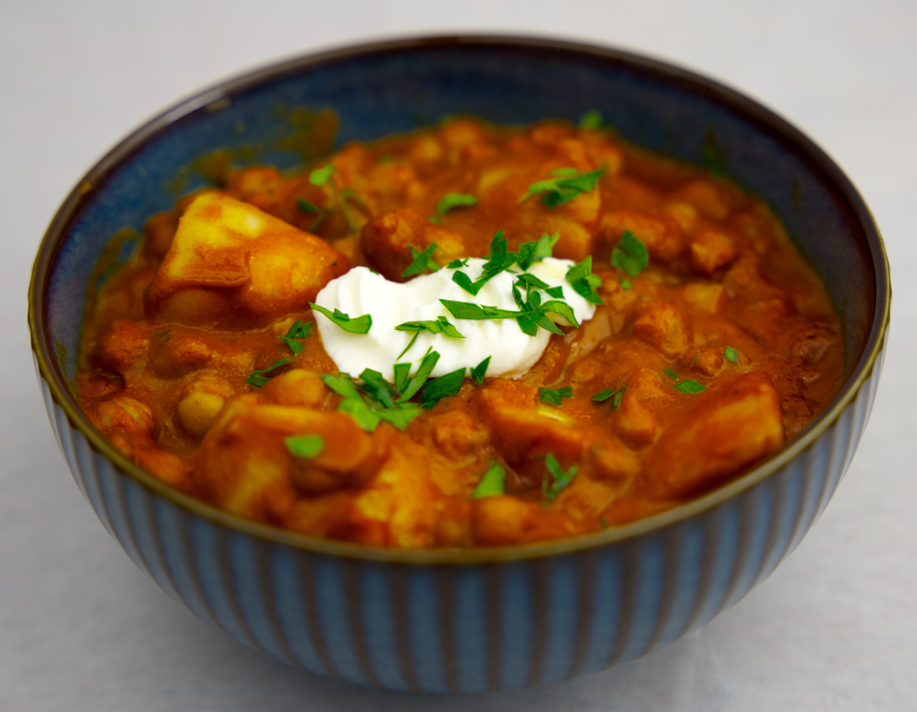 Butter Chickpeas and Potato