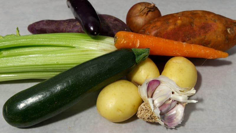 Vegetable stock - quick version